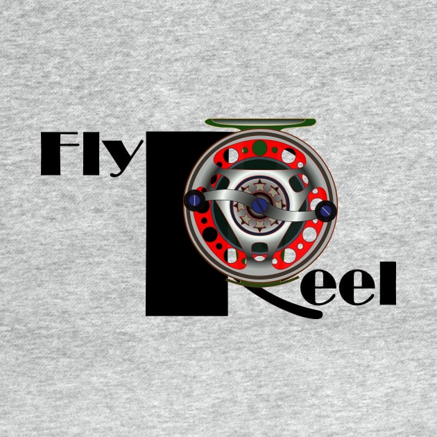 Cool Fly Reel Fishing Design all Fishermen and Fisherwomen will Love by LGull2018